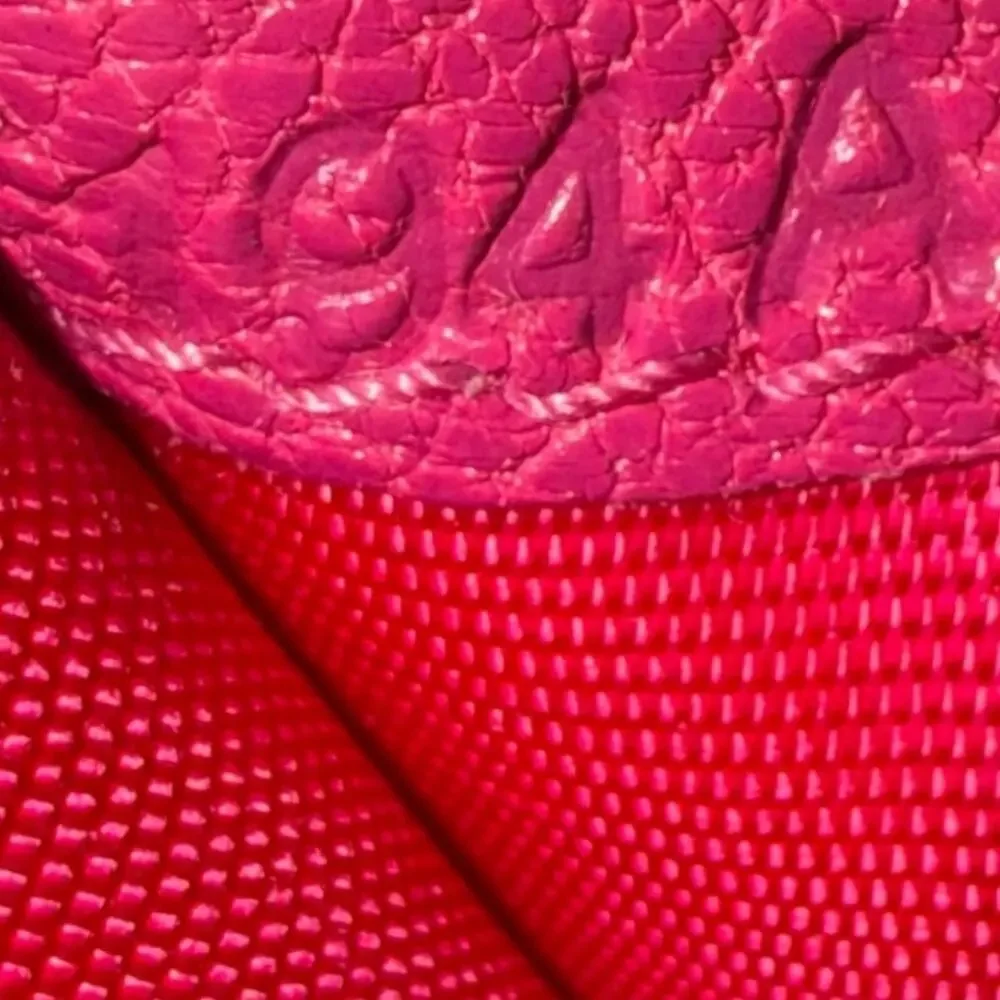 Miu‎ Miu Pink Bicolor/Two Tone Leather Continental Flap Snap Long Wallet